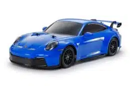 Tamiya 1:10 RC Porsche 911 (992) Blue Painted Body TT-02 Assembly Kit (47496)