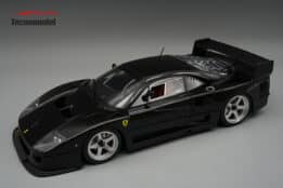 Tecnomodel - 1:18 Ferrari F40 LM 1996 Press Version Gloss Black with 5 Spoke Silver Rims
