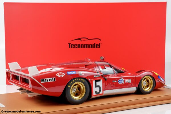 Tecnomodel 1:12 Ferrari 512S Long Tail 24h Le Mans 1970 No.5 Jacky Ickx, Peter Schetty (TM12-02A) Limited Edition Resin Model 10 Tecnomodel TM12 02A Ferrari 512S img8