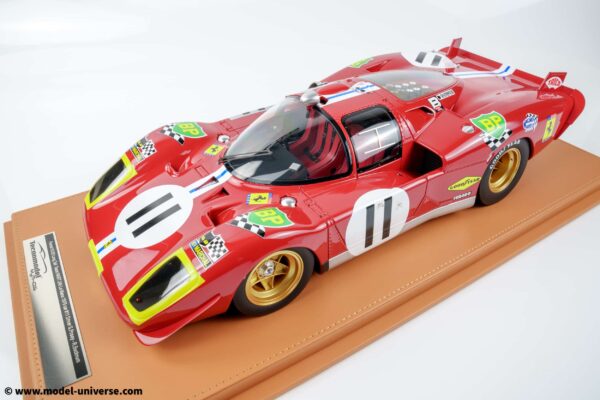 Tecnomodel - 1:12 Ferrari 512S Filippinetti NART 24h Le Mans 1970 No.11 Ronnie Bucknam, Sam Posey - Limited Edition Resin Model 14 Tecnomodel - 1:12 Ferrari 512S Filippinetti NART 24h Le Mans 1970 No.11 Ronnie Bucknam, Sam Posey - Limited Edition Resin Model