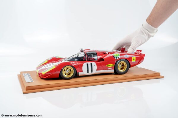 Tecnomodel - 1:12 Ferrari 512S Filippinetti NART 24h Le Mans 1970 No.11 Ronnie Bucknam, Sam Posey - Limited Edition Resin Model 12 Tecnomodel - 1:12 Ferrari 512S Filippinetti NART 24h Le Mans 1970 No.11 Ronnie Bucknam, Sam Posey - Limited Edition Resin Model