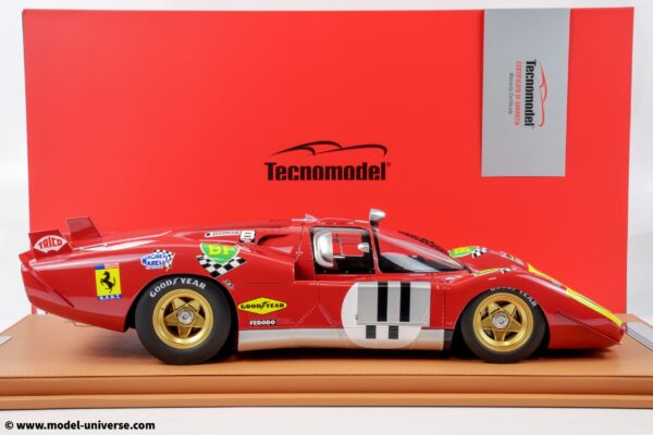 Tecnomodel - 1:12 Ferrari 512S Filippinetti NART 24h Le Mans 1970 No.11 Ronnie Bucknam, Sam Posey - Limited Edition Resin Model 11 Tecnomodel - 1:12 Ferrari 512S Filippinetti NART 24h Le Mans 1970 No.11 Ronnie Bucknam, Sam Posey - Limited Edition Resin Model