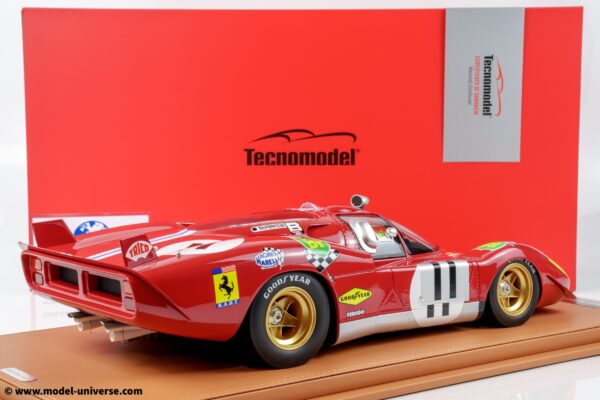 Tecnomodel - 1:12 Ferrari 512S Filippinetti NART 24h Le Mans 1970 No.11 Ronnie Bucknam, Sam Posey - Limited Edition Resin Model 10 Tecnomodel - 1:12 Ferrari 512S Filippinetti NART 24h Le Mans 1970 No.11 Ronnie Bucknam, Sam Posey - Limited Edition Resin Model