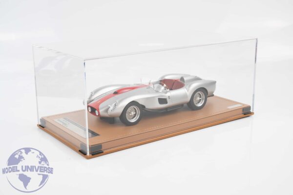 Tecnomodel - 1:18 Ferrari 250 TR Street Version 1958 Metallic Silver with Red Stipe - Limited Edition Resin Model 6 Tecnomodel TM18 254M Ferrari 250 TR 2