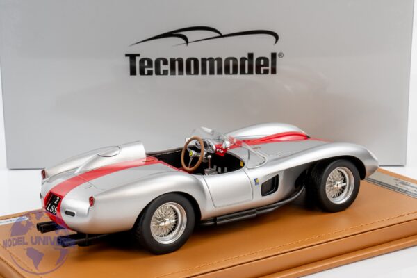 Tecnomodel - 1:18 Ferrari 250 TR Street Version 1958 Metallic Silver with Red Stipe - Limited Edition Resin Model 5 Tecnomodel TM18 254M Ferrari 250 TR 3