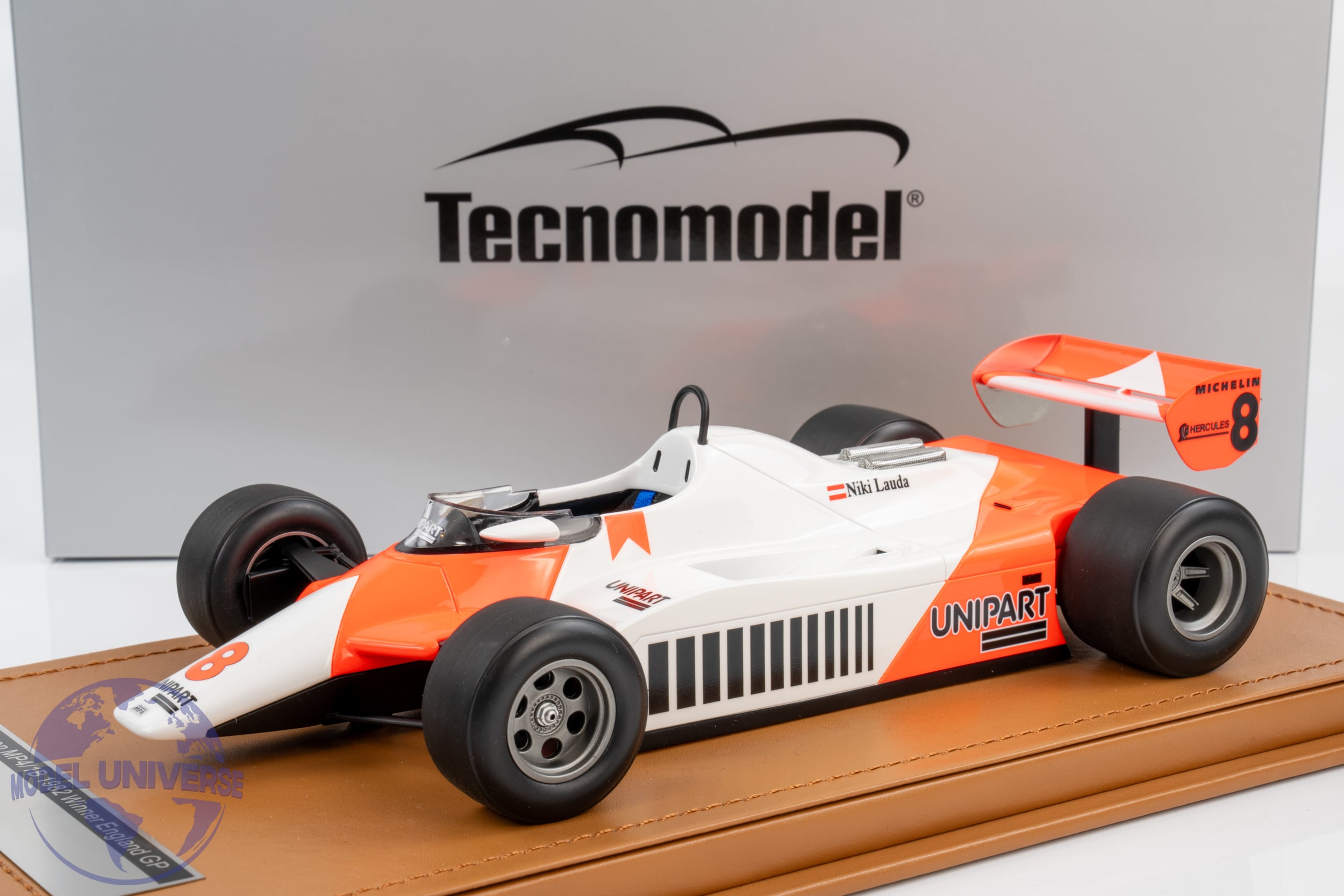 Tecnomodel - 1:18 McLaren MP4/1B Niki Lauda Winner British GP 1982 - Limited Edition Resin Model