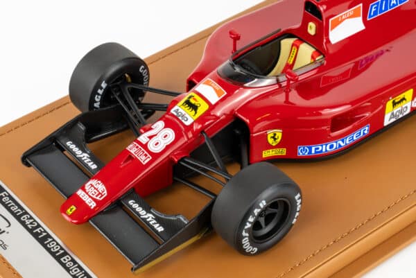 Tecnomodel - 1:18 Ferrari 642 F1 Jean Alesi Belgian GP 1991 (TM18-392C) Limited Edition Resin Model 12 Tecnomodel - 1:18 Ferrari 642 F1 Jean Alesi Belgian GP 1991 (TM18-392C) Limited Edition Resin Model