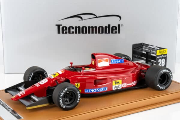 Tecnomodel - 1:18 Ferrari 642 F1 Jean Alesi Belgian GP 1991 (TM18-392C) Limited Edition Resin Model