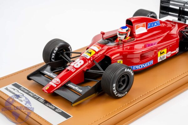 Tecnomodel - 1:18 Ferrari 642 F1 Jean Alesi Spanish GP 1991 with Driver Figure - Limited Edition Resin Model 8 Tecnomodel TMD18 335A