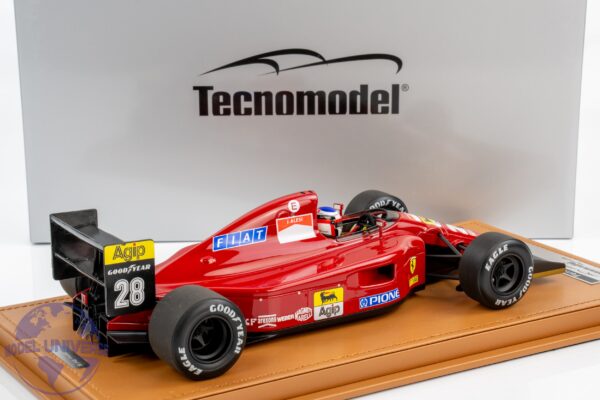 Tecnomodel - 1:18 Ferrari 642 F1 Jean Alesi Belgian GP 1991 with Driver Figure - Limited Edition Resin Model 7 Tecnomodel TMD18 335C 4