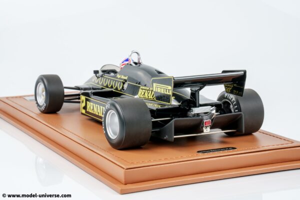 Tecnomodel - 1:18 Lotus 94T No.12 Nigel Mansell British GP 1983 with Driver Figure - Limited Edition Resin Model with Display Case 18 Tecnomodel - 1:18 Lotus 94T JPS No.12 Nigel Mansell British GP with Driver Figure - Limited Edition Resin Model with Display Case