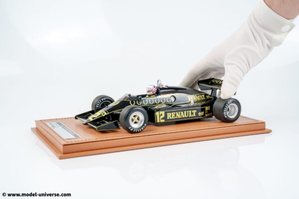 Tecnomodel - 1:18 Lotus 94T No.12 Nigel Mansell British GP 1983 with Driver Figure - Limited Edition Resin Model with Display Case 16 Tecnomodel - 1:18 Lotus 94T JPS No.12 Nigel Mansell British GP with Driver Figure - Limited Edition Resin Model with Display Case
