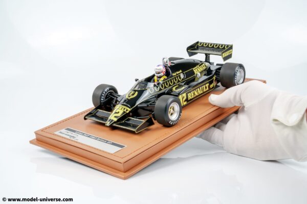 Tecnomodel - 1:18 Lotus 94T No.12 Nigel Mansell British GP 1983 with Driver Figure - Limited Edition Resin Model with Display Case 23 Tecnomodel - 1:18 Lotus 94T JPS No.12 Nigel Mansell British GP with Driver Figure - Limited Edition Resin Model with Display Case