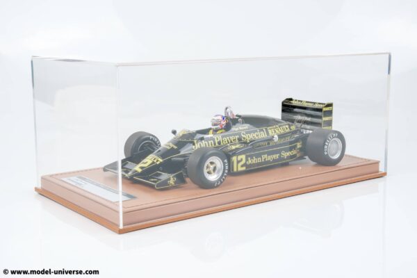 Tecnomodel - 1:18 Lotus 94T JPS No.12 Nigel Mansell GP European GP with Driver Figure - Limited Edition Resin Model with Display Case 23 Tecnomodel - 1:18 Lotus 94T No.12 Nigel Mansell European GP 1983 with Driver Figure - Limited Edition Resin Model with Display Case