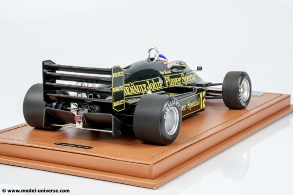 Tecnomodel - 1:18 Lotus 94T JPS No.12 Nigel Mansell GP European GP with Driver Figure - Limited Edition Resin Model with Display Case 19 Tecnomodel - 1:18 Lotus 94T No.12 Nigel Mansell European GP 1983 with Driver Figure - Limited Edition Resin Model with Display Case