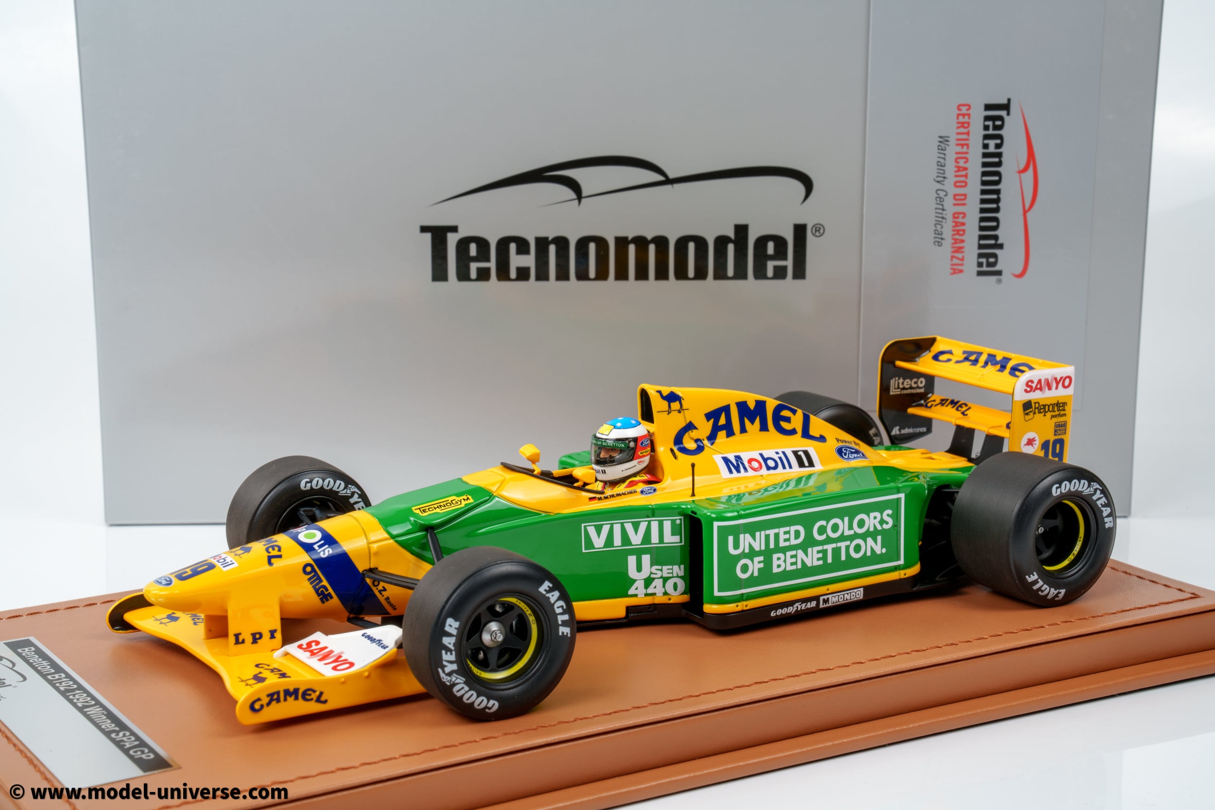 Tecnomodel - 1:18 Benetton B192 No.19 Michael Schumacher Winner