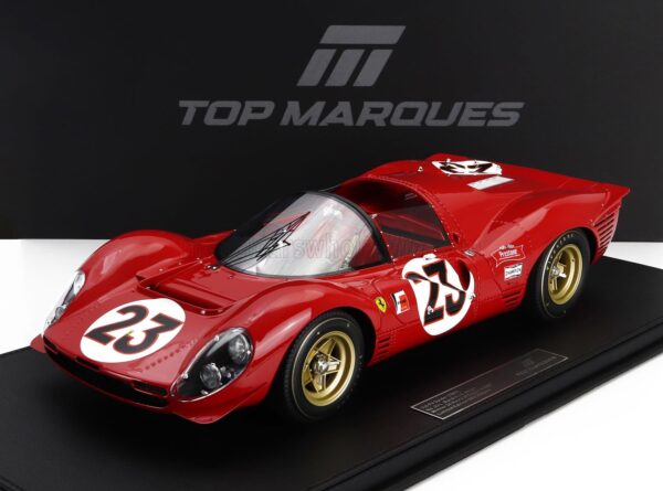 Top Marques - 1:12 Ferrari 330 P3 Spider No.23 Winner 24h Daytona 1967 Lorenzo Bandini, Chris Amon - Limited Edition Resin Model