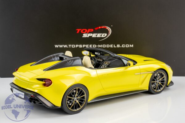 Top Speed - 1:18 Aston Martin Vanquish Zagato Speedster Cosmopolitan Yellow - Resin Model 4 Top Speed TS0230 Aston Martin Vanquish Zagato Speedster 2