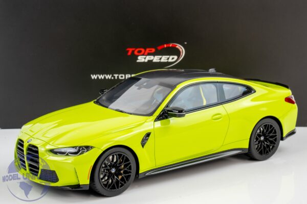Top Speed - 1:18 BMW M4 Competition (G82) San Paulo Yellow - Resin Model