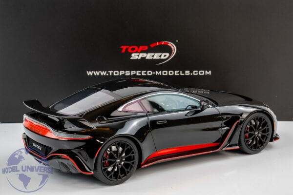 Top Speed - 1:18 Aston Martin V12 Vantage Jet Black - Resin Model 4 Top Speed TS0452 Aston Martin V12 Vantage 2