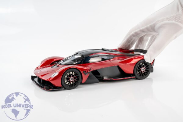 Top Speed - 1:18 Aston Martin Valkyrie Hyper Red - Resin Model 5 Top Speed TS0539 Aston Martin Valkyrie Red