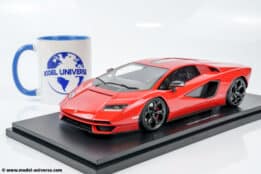 Top Speed - 1:18 Lamborghini Countach LPI 800-4 Rosso Mars Red - Limited Edition Resin Model