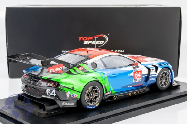 Top Speed - 1:18 Ford Mustang GT3 No.64 Multimatic Motorsports 2024 Laguna Seca - Resin Model 5 Top Speed TS0602 Ford Mustang GT3 No64 3