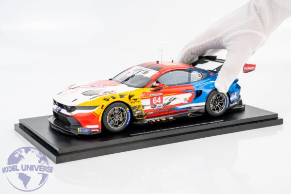 Top Speed - 1:18 Ford Mustang GT3 No.64 Multimatic Motorsports 2024 Laguna Seca - Resin Model 7 Top Speed TS0602 Ford Mustang GT3 No64