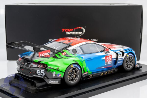 Top Speed - 1:18 Ford Mustang GT3 No.65 Multimatic Motorsports 2024 IMSA Laguna Seca - Resin Model 5 Top Speed - 1:18 Ford Mustang GT3 No.65 Multimatic Motorsports 2024 IMSA Laguna Seca - Resin Model