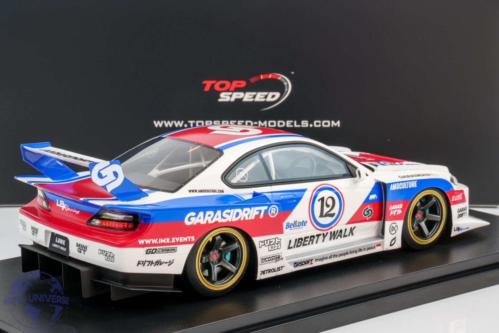 Top Speed - 1:18 LB-Super Silhouette Nissan S15 Silvia No.12