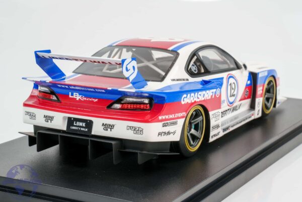 Top Speed - 1:18 LB-Super Silhouette Nissan S15 Silvia No.12 Liberty Walk 2025 - Limited Edition Resin Model 12 Top Speed - 1:18 LB-Super Silhouette Nissan S15 Silvia No.12 Liberty Walk 2025 - Limited Edition Resin Model
