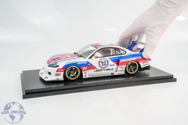 Top Speed - 1:18 LB-Super Silhouette Nissan S15 Silvia No.12 Liberty Walk 2025 - Limited Edition Resin Model 9 Top Speed - 1:18 LB-Super Silhouette Nissan S15 Silvia No.12 Liberty Walk 2025 - Limited Edition Resin Model