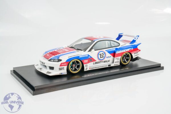 Top Speed - 1:18 LB-Super Silhouette Nissan S15 Silvia No.12 Liberty Walk 2025 - Limited Edition Resin Model 13 Top Speed - 1:18 LB-Super Silhouette Nissan S15 Silvia No.12 Liberty Walk 2025 - Limited Edition Resin Model