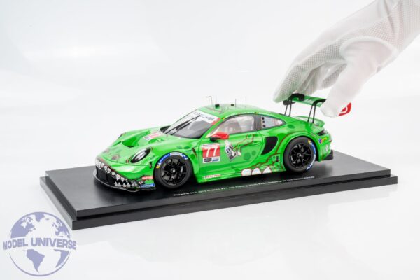 Top Speed - 1:18 Porsche 911 GT3 R No.77 AO Racing "Rexy" Class Winner 2025 IMSA Sebring 12h - Resin Model 8 Top Speed - 1:18 Porsche 911 GT3 R No.77 AO Racing