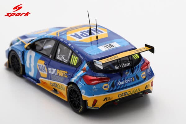 Spark 1:43 Ford Focus ST NAPA Racing UK No.116 Ashley Sutton BTCC Knockhill 2025 (UK028) Limited Edition Resin Model 15 Spark 1:43 Ford Focus ST NAPA Racing UK No.116 Ashley Sutton BTCC Knockhill 2025 (UK028) Limited Edition Resin Model