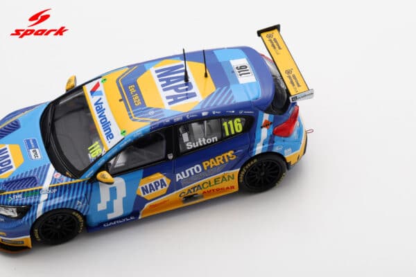 Spark 1:43 Ford Focus ST NAPA Racing UK No.116 Ashley Sutton BTCC Knockhill 2025 (UK028) Limited Edition Resin Model 16 Spark 1:43 Ford Focus ST NAPA Racing UK No.116 Ashley Sutton BTCC Knockhill 2025 (UK028) Limited Edition Resin Model