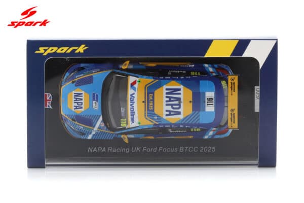 Spark 1:43 Ford Focus ST NAPA Racing UK No.116 Ashley Sutton BTCC Knockhill 2025 (UK028) Limited Edition Resin Model 14 Spark 1:43 Ford Focus ST NAPA Racing UK No.116 Ashley Sutton BTCC Knockhill 2025 (UK028) Limited Edition Resin Model