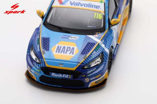 Spark 1:43 Ford Focus ST NAPA Racing UK No.116 Ashley Sutton BTCC Knockhill 2025 (UK028) Limited Edition Resin Model 17 Spark 1:43 Ford Focus ST NAPA Racing UK No.116 Ashley Sutton BTCC Knockhill 2025 (UK028) Limited Edition Resin Model