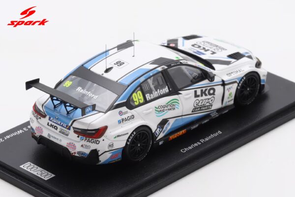Spark 1:43 BMW 330i M Sport LKQ Euro Car Parts WSR No.99 Charles Rainford BTCC Brands Hatch Indy Race 3 Winner 2025 (UK034) Limited Edition Resin Model 4 Spark 1:43 BMW 330i M Sport LKQ Euro Car Parts WSR No.99 Charles Rainford BTCC Brands Hatch Indy Race 3 Winner 2025 (UK034) Limited Edition Resin Model