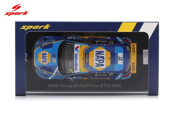 Spark 1:43 Ford Focus ST NAPA Racing No.27 Dan Cammish BTCC Knockhill 2025 (UK036) Limited Edition Resin Model 14 Spark 1:43 Ford Focus ST NAPA Racing No.27 Dan Cammish BTCC Knockhill 2025 (UK036) Limited Edition Resin Model