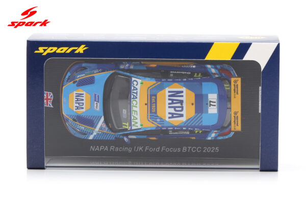 Spark 1:43 Ford Focus ST NAPA Racing UK No.77 Sam Osbourne BTCC Knockhill 2025 (UK038) Limited Edition Resin Model 12 Spark 1:43 Ford Focus ST NAPA Racing UK No.77 Sam Osbourne BTCC Knockhill 2025 (UK038) Limited Edition Resin Model