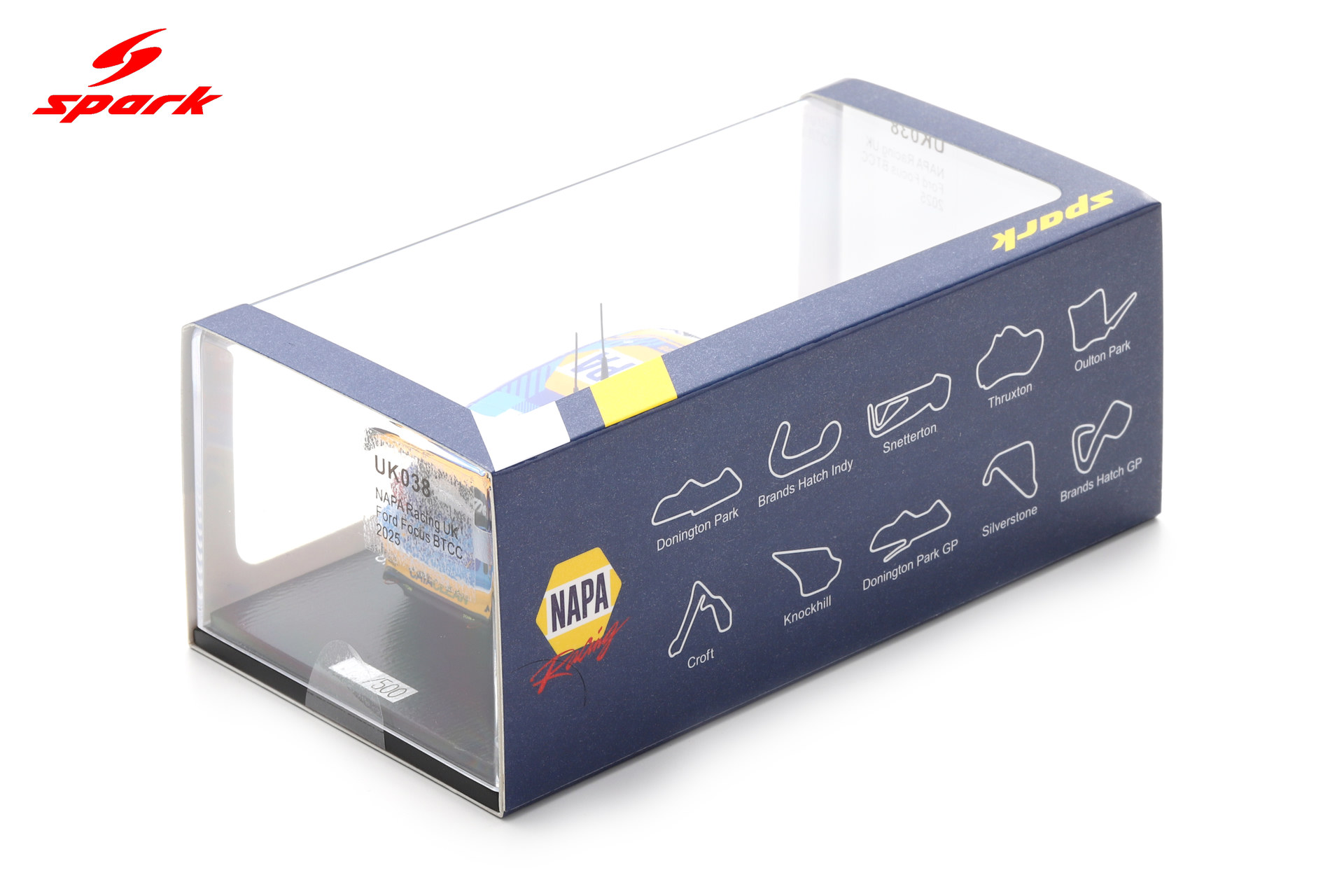 Spark 1:43 Ford Focus ST NAPA Racing UK No.77 Sam Osbourne BTCC Knockhill 2025 (UK038) Limited Edition Resin Model 3 Spark 1:43 Ford Focus ST NAPA Racing UK No.77 Sam Osbourne BTCC Knockhill 2025 (UK038) Limited Edition Resin Model - Image 3