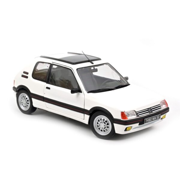 Norev 184849 Peugeot 205 GTi 1.6 White 1988 Diecast Model