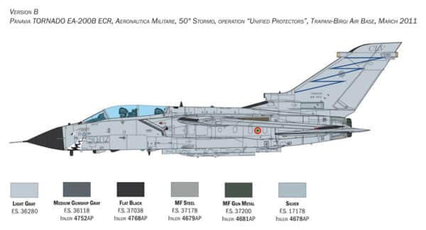 Italeri - 1:32 Tornado ECR (2517) Model Kit