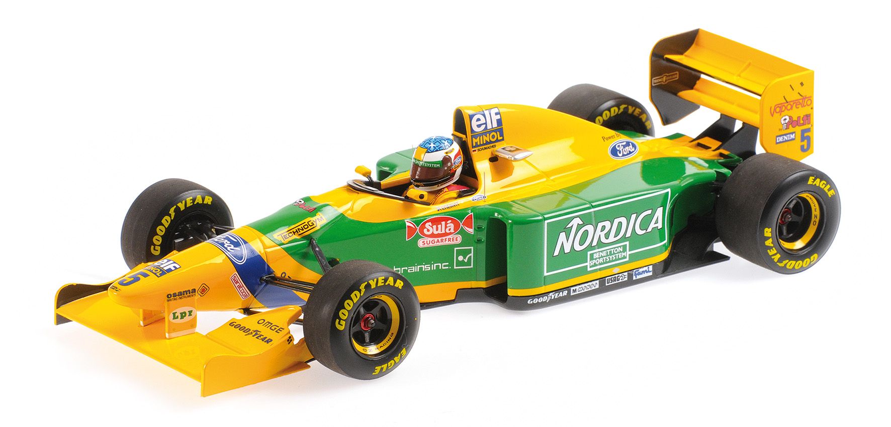 Minichamps 510933205 Benetton B193 Portugal GP F1 1993 Diecast Model Schumacher