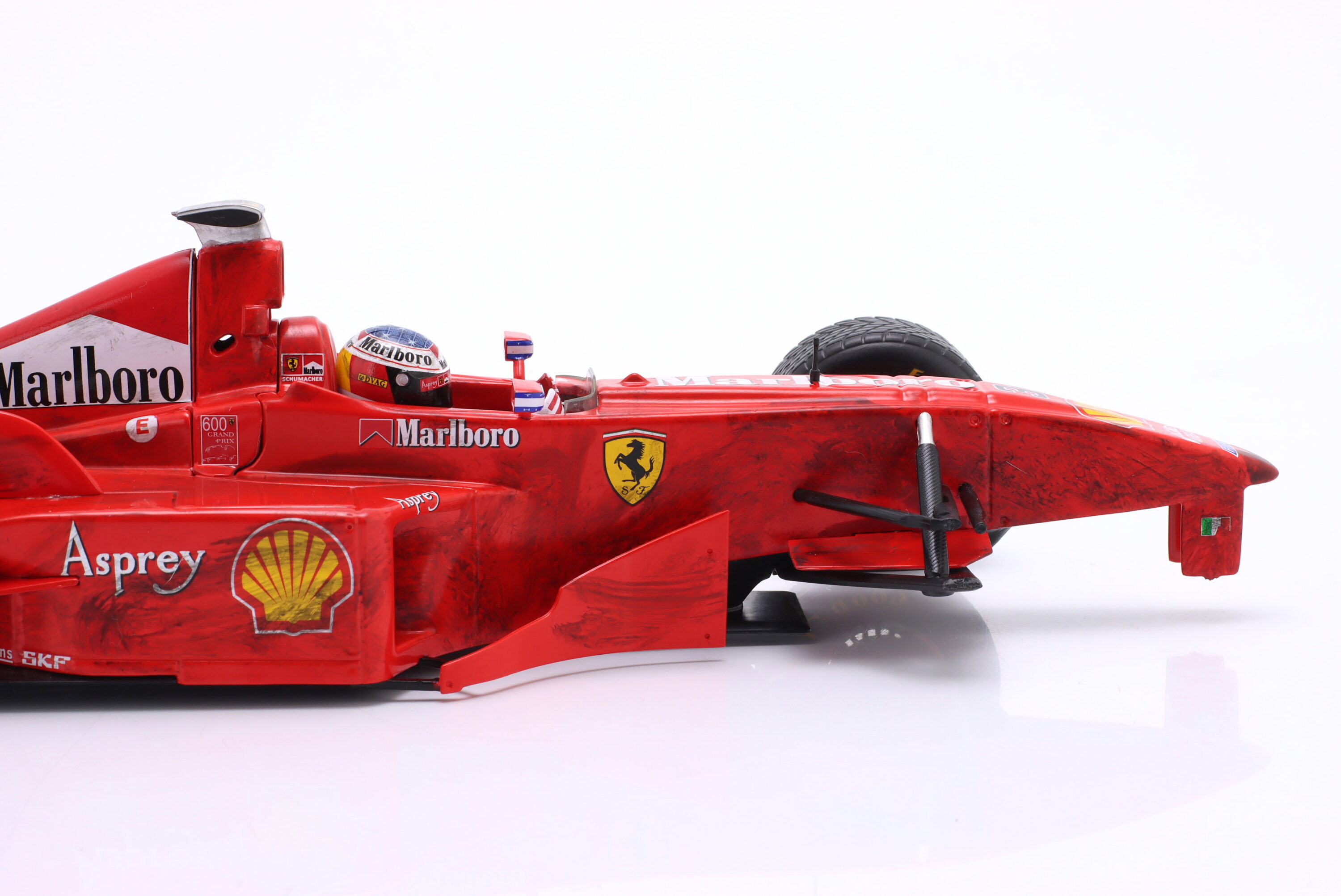 WERK83 1:18 Ferrari F300 3 Wheeler #3 Michael Schumacher Belgian GP 1998 (W18033007) Diecast Model (With Collector's Box) 8 WERK83 1:18 Ferrari F300 3 Wheeler #3 Michael Schumacher Belgian GP 1998 (W18033007) Diecast Model (With Collector's Box) - Image 8