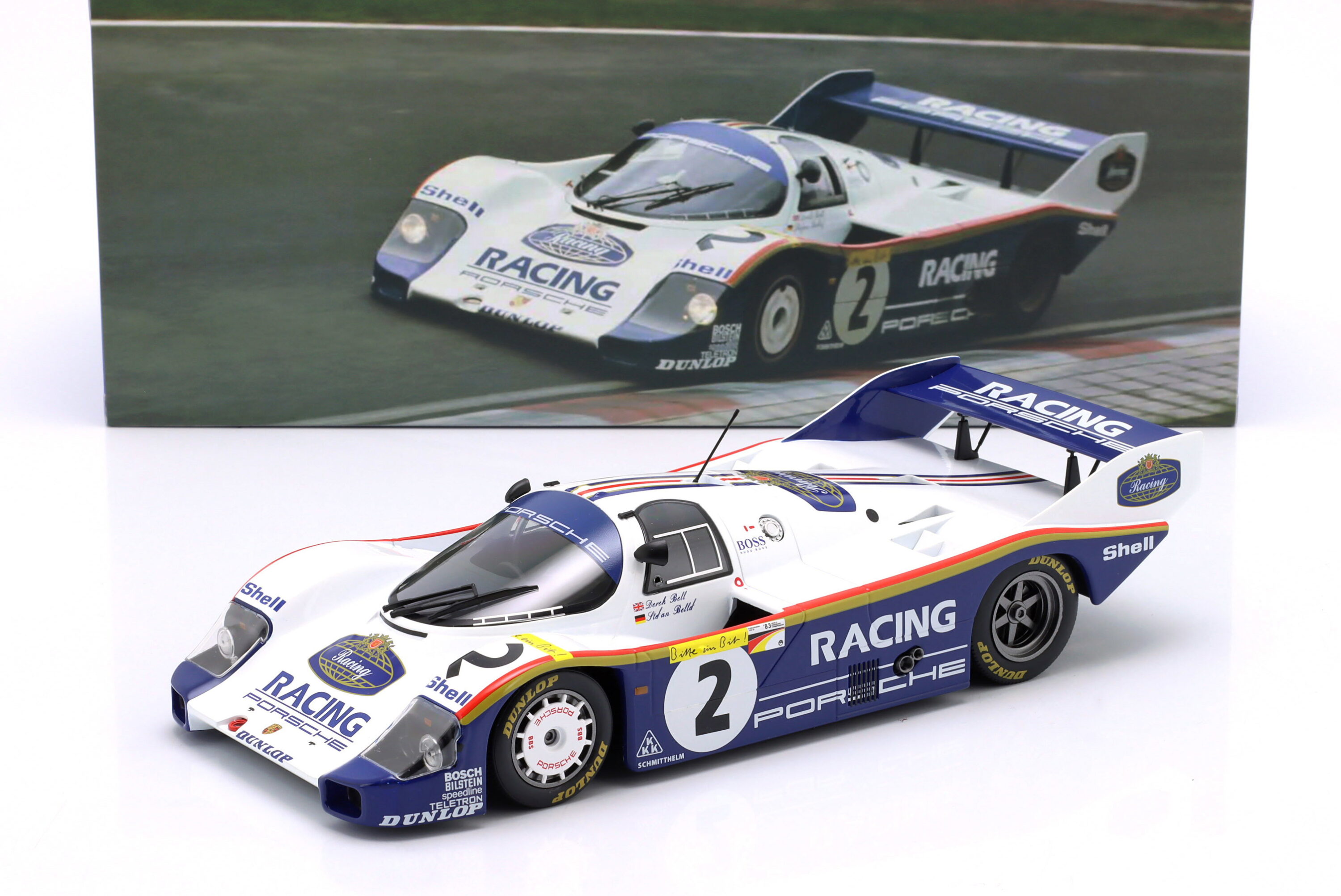 WERK83 1:18 Porsche 956K #2 1000km Nürburgring Lap Record 1983 Stefan Bellof, Derek Bell (W18036001) Diecast Model 1 WERK83 1:18 Porsche 956K #2 1000km Nürburgring Lap Record 1983 Stefan Bellof, Derek Bell (W18036001) Diecast Model