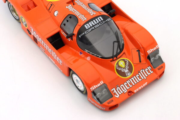 WERK83 1:18 Porsche 956 Jagermeister No.1 Stefan Bellof 3rd 200 Miles Norisring DRM 1984 (W18036004) Diecast Model 13 WERK83 1:18 Porsche 956 Jagermeister No.1 Stefan Bellof 3rd 200 Miles Norisring DRM 1984 (W18036004) Diecast Model