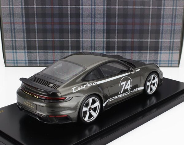 1:18 Porsche 911 (992) Coupe No.74 50 Years 2023 Aventurine Green - Limited Edition Resin Model - Spark Porsche Exclusive 8 WAP0211690SHDP image1