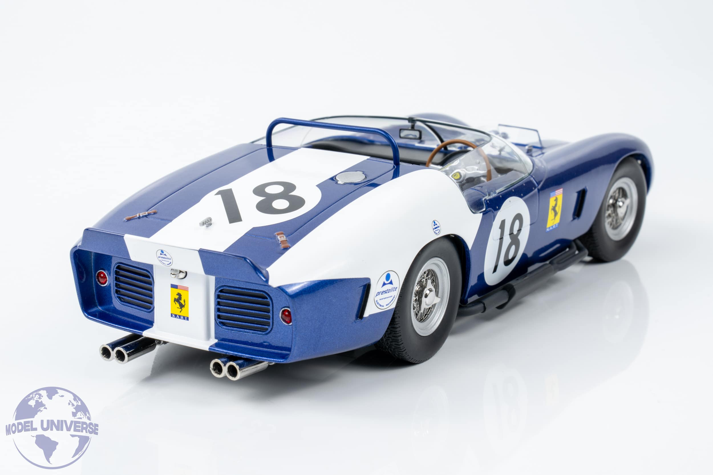 WERK83 - 1:18 Ferrari 250 TR61 NART No.18 24h Le Mans 1962 - John Fulp, Peter Ryan - Diecast Model 7 WERK83 - 1:18 Ferrari 250 TR61 NART No.18 24h Le Mans 1962 - John Fulp, Peter Ryan - Diecast Model